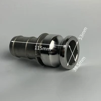 dn40 1 12 316 304 stainless type e homebrew camlock adapter barb camlock quick coupling disconnect for hose pump fittings