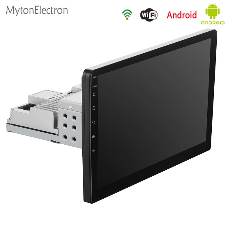 1DIN Регулируемый FM 10 дюймов Автомобильный стерео радио Android GPS навигации