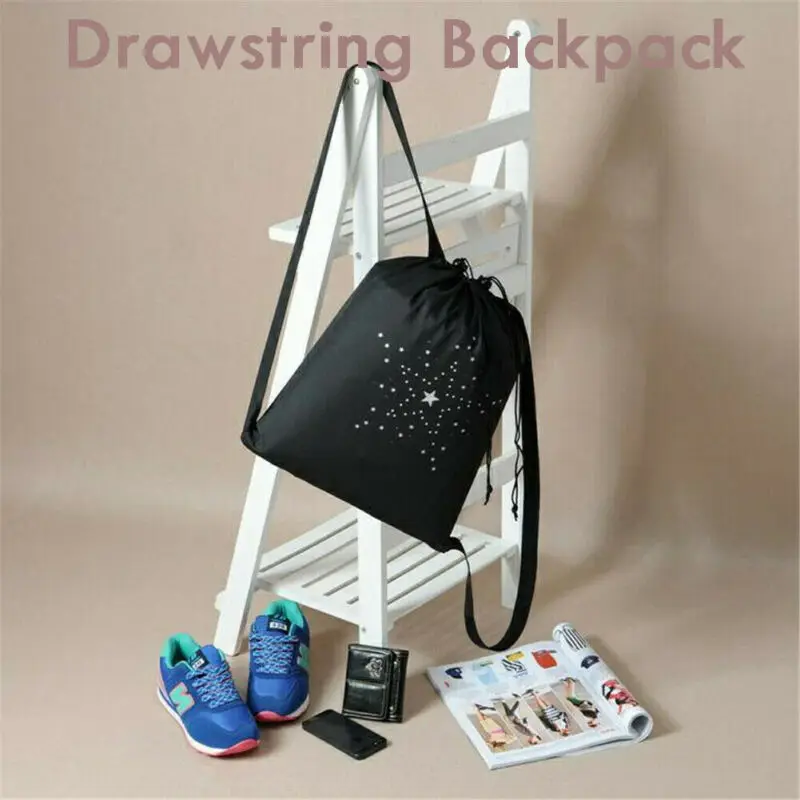 Водонепроницаемая сумка на шнурке рюкзак для спортзала сумка-тоут школьная