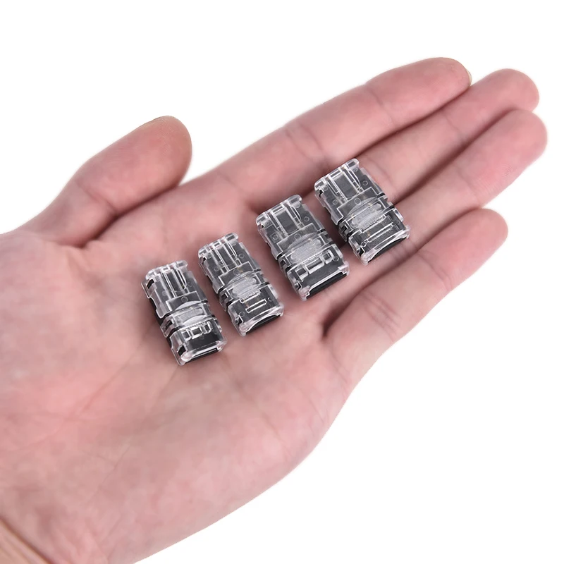

5pcs 2pin LED Strip Connectors For Single RGB RGBW 3528 5050 5630 LED Strip To Wire Strip Connection Terminals Dropshipping