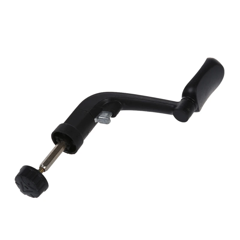 Folding Rotary Plastic Fishing Spinning Reel Handle Repair Parts Black | Спорт и развлечения