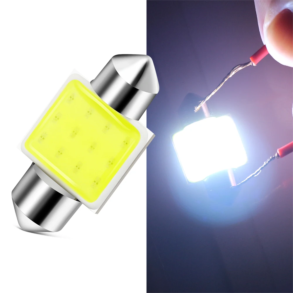 2Pcs C10W C5W LED Festoon 31mm bulbs Car Accessories for Mercedes Benz W211 W203 W204 W124 AMG W202 W212 W220 W205 W176 | Автомобили и