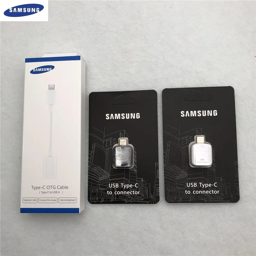 OTG адаптер Samsung USB 3 0 TYPE C быстрая передача данных ридер коннектор для Galaxy S8 S9 S10 PLUS
