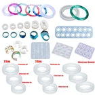 Смешанные типы, форма для сережек, браслетов, колец ручной работы, изготовление колец, ювелирных изделий своими руками, силиконовая форма, форма для эпоксидной смолы для изготовления ювелирных изделий