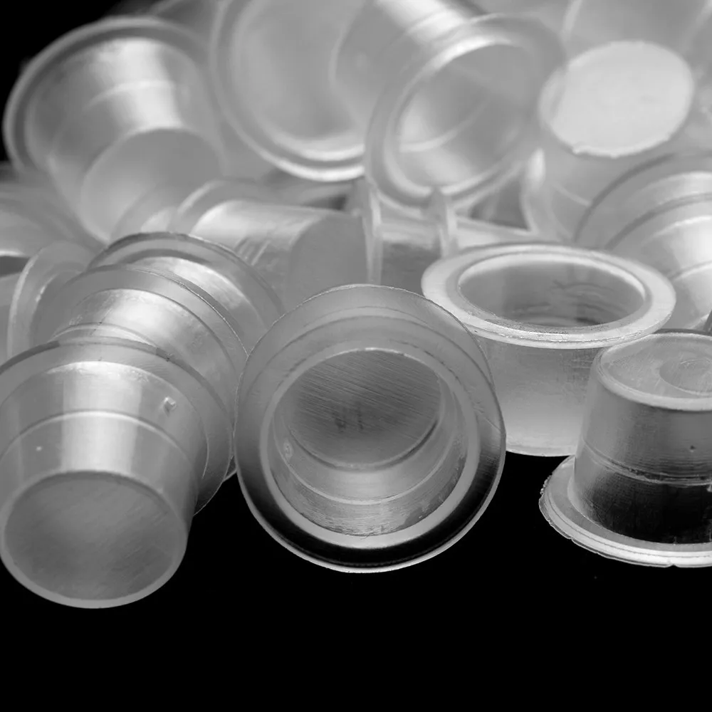 Одноразовые чернила для татуажа чашки 100 шт. S/M аксессуары оборудование пигментов