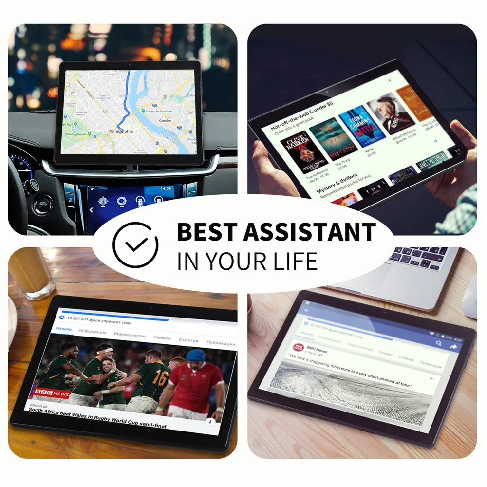 Глобальная версия 10 дюймового планшета eMMC 32 ГБ четырехъядерный процессор