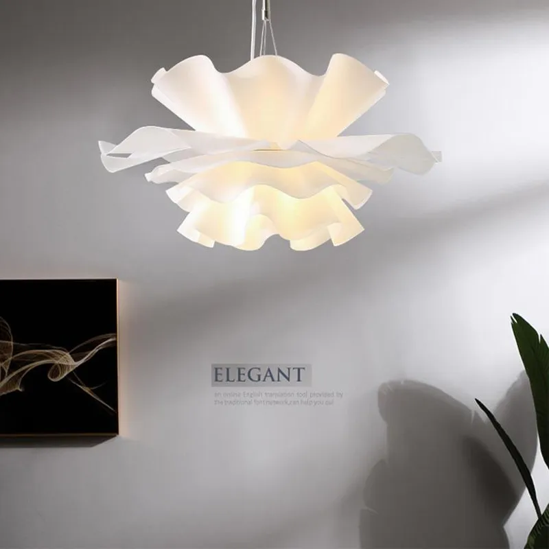 

Nordic flower led household ceiling chandelier, indoor restaurant / bedroom lamp, room decoration chandelier