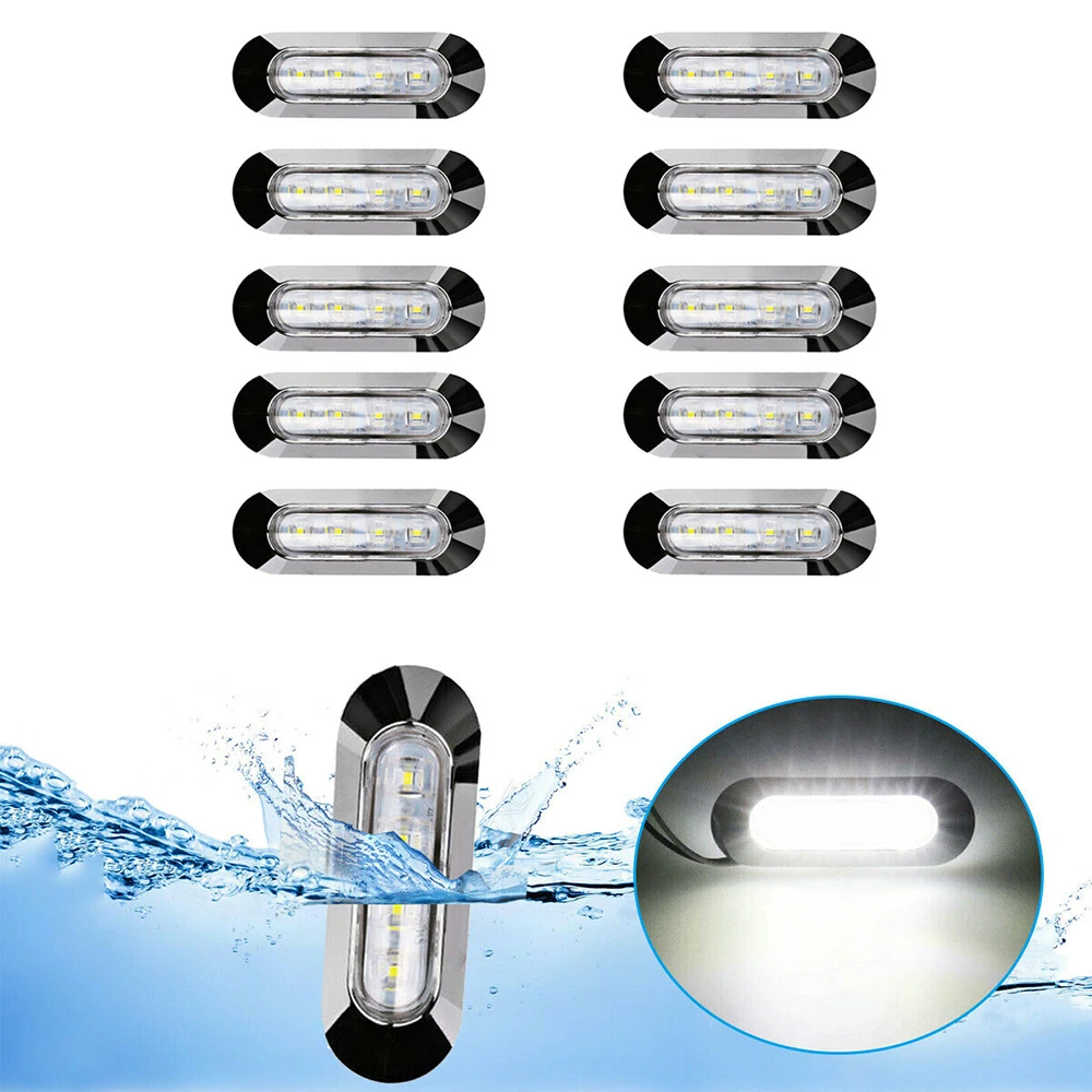 

Truck Lights Marker 10pcs With Screws 3.8x1.3x0.78inch Bus Indicators SMD