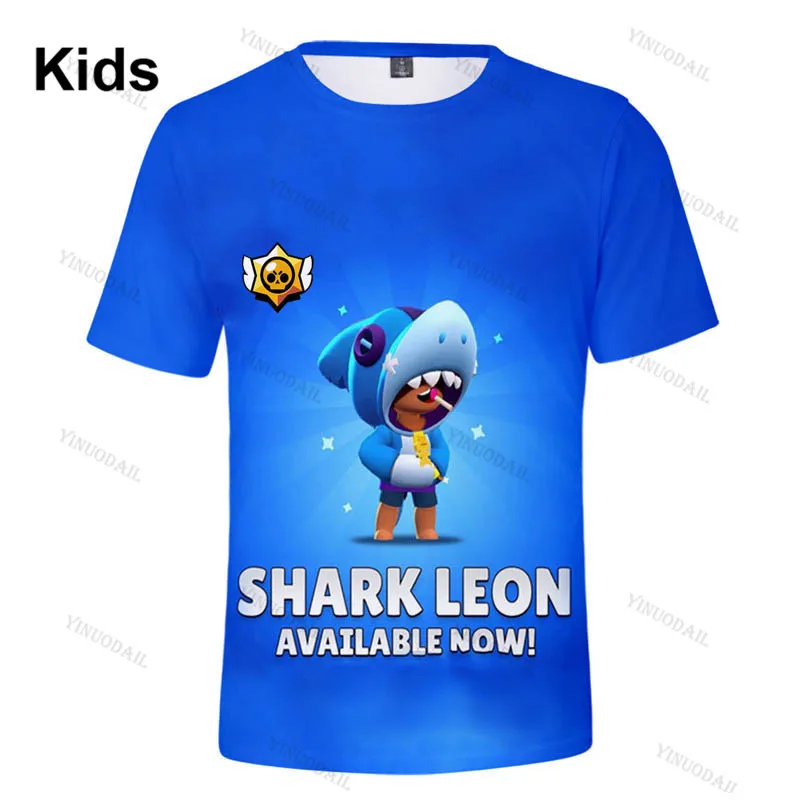 

Browlers Darrly and Star, Children's Wear Shooting Game 3d Swearshirt Boys Girls ClothesTops Kids T-shirt Leon Tshirt Teen Tops