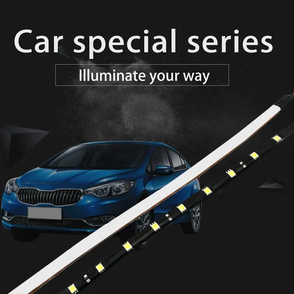 1 шт. 30 см 12 В 15 светодиодный водонепроницаемый автомобильный светильник гибкий