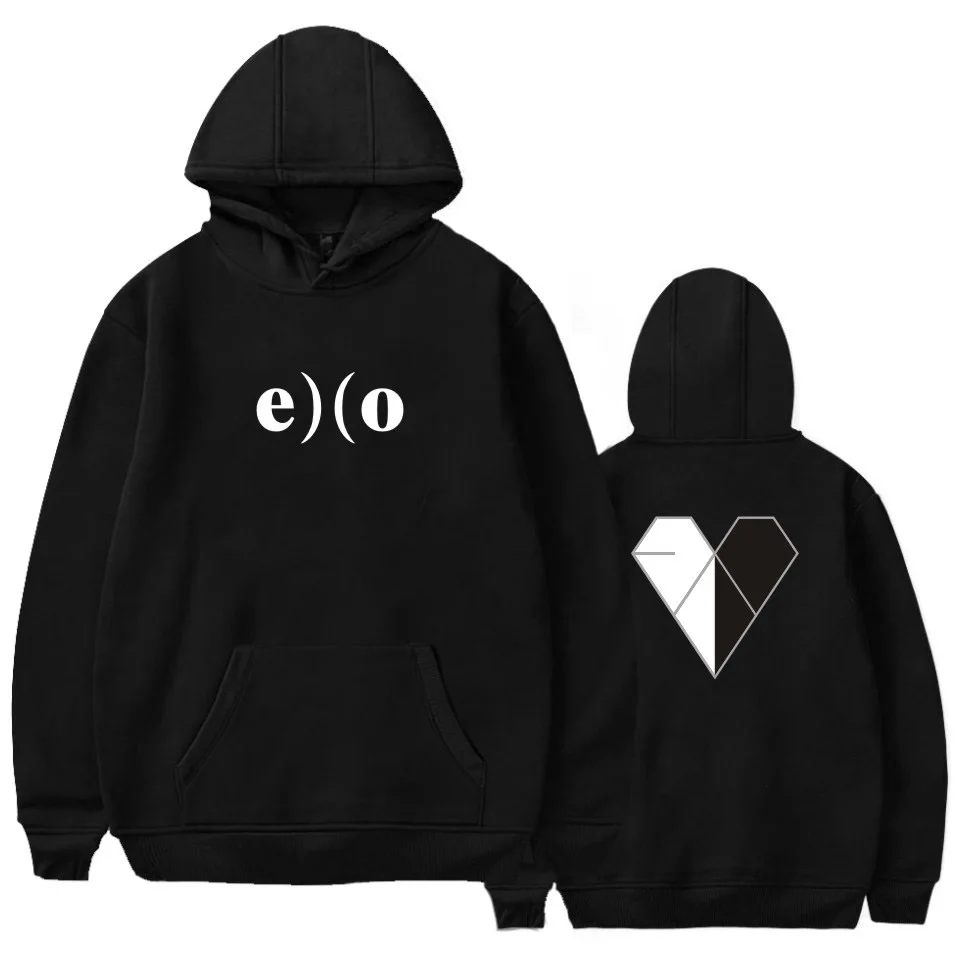 EXO Kpop 2020 новые толстовки уличные хипстерские с капюшоном Мужские повседневные