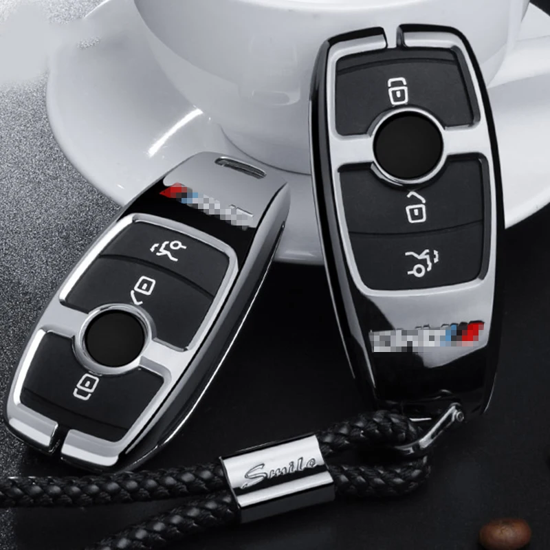Цинковый сплав, автомобильный брелок, чехол для Mercedes Benz E Class E200L E260 E300L E320L W213 S, аксессуары для стайлинга автомобилей