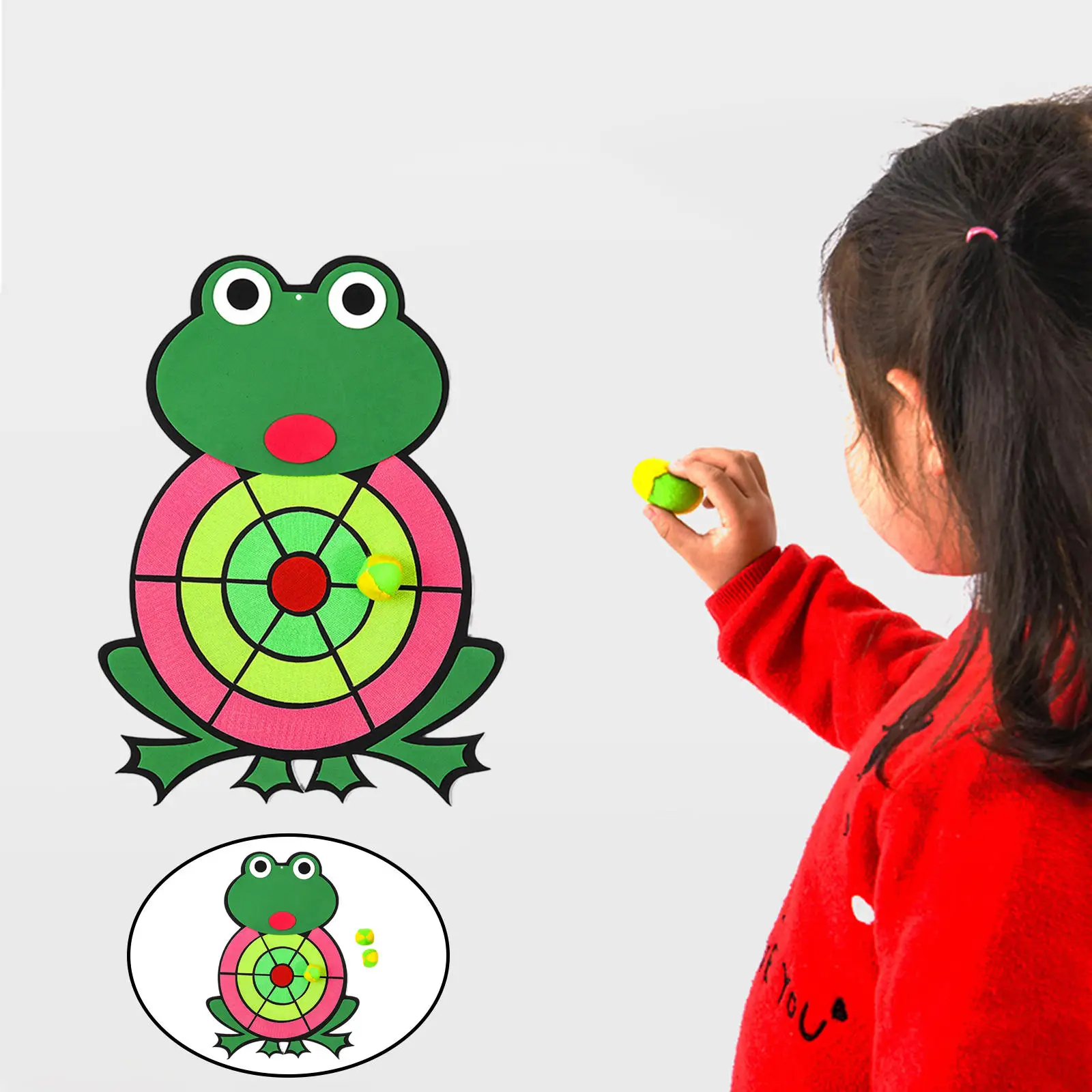 

Safety Target Sticky Ball Board Indoor Outdoor Toys for Age 3 4 5 Years