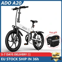 ado 350w electric bike a20 20flodable electric bicycle 36v10 4ah lithium battery ebike men women city bike 350w mountain bike