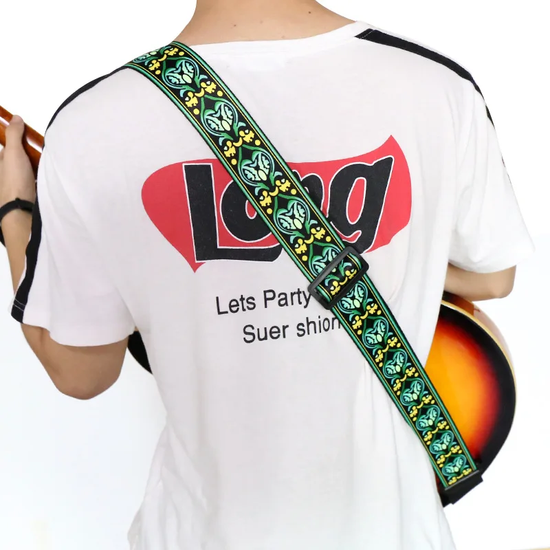 

Color National Guitar Straps Acoustic Guitar Fluorescent Shoulder Strap Guitar Parts