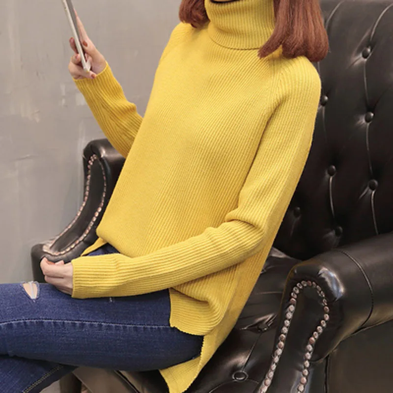 Осенняя и зимняя одежда женский свитер короткий вязаный Топ tutk K с длинными