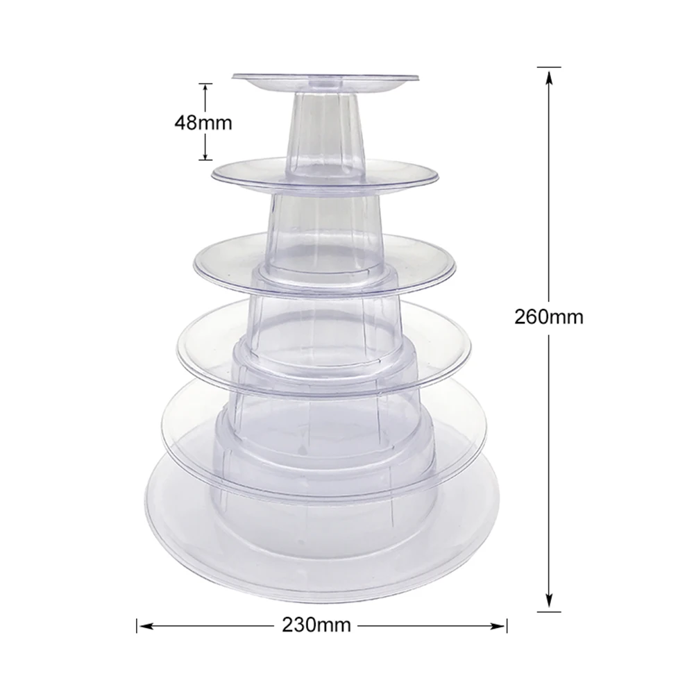 Urijk 4/6 Tiers Macaron Tower Macaroon Display Cake Stand Cupcake Rack Holder Birthday Party Wedding Decoration Tools | Дом и сад