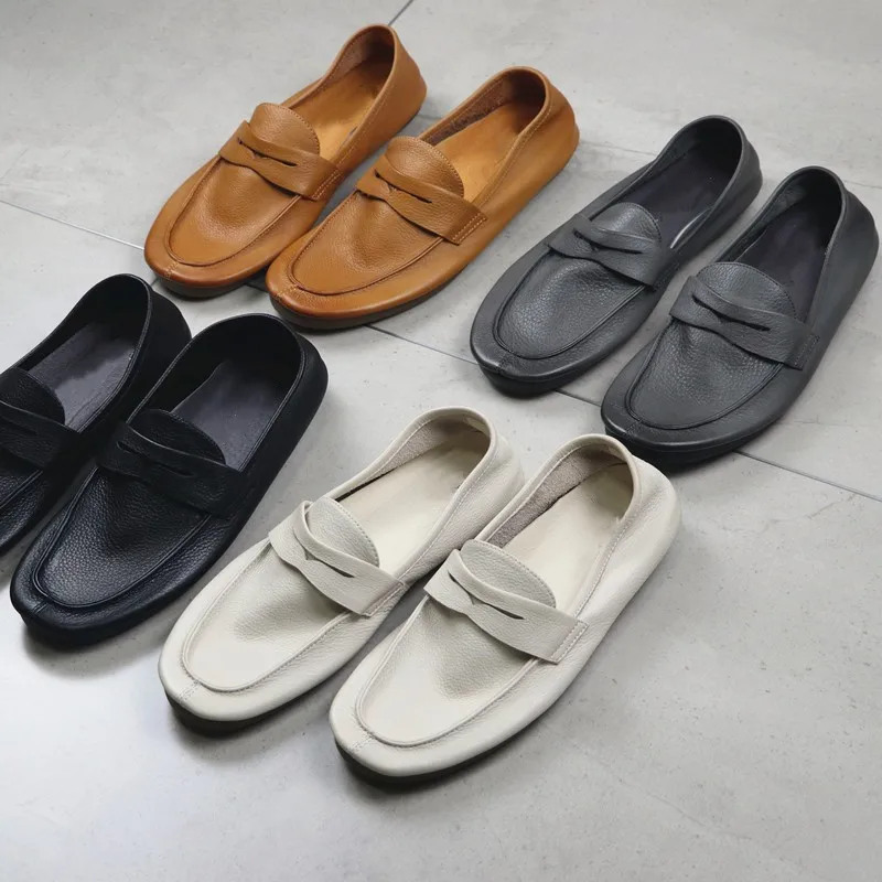 Лоферы мужские из натуральной кожи