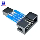 Diymore 5 шт.лот 10-контактный Стандартный 6-контактный конвертер-адаптер для Arduino ATMEL STK500 AVRISP USBASP