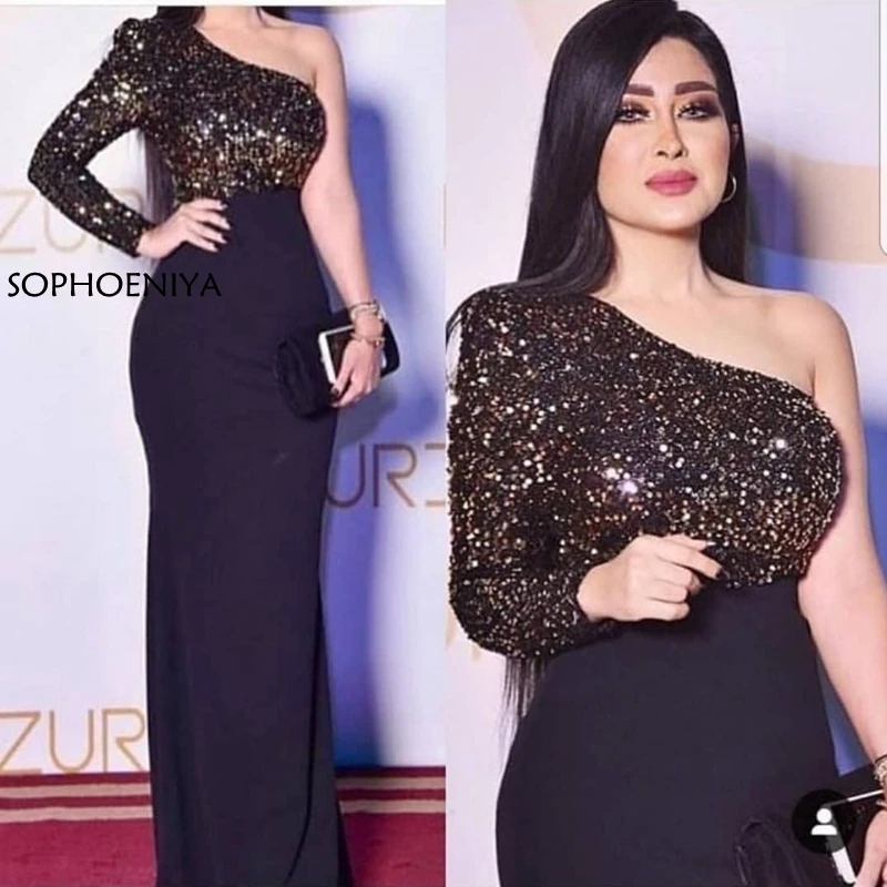 Новое поступление черное мусульманское вечернее платье abendkleider 2021 abiye русалки с