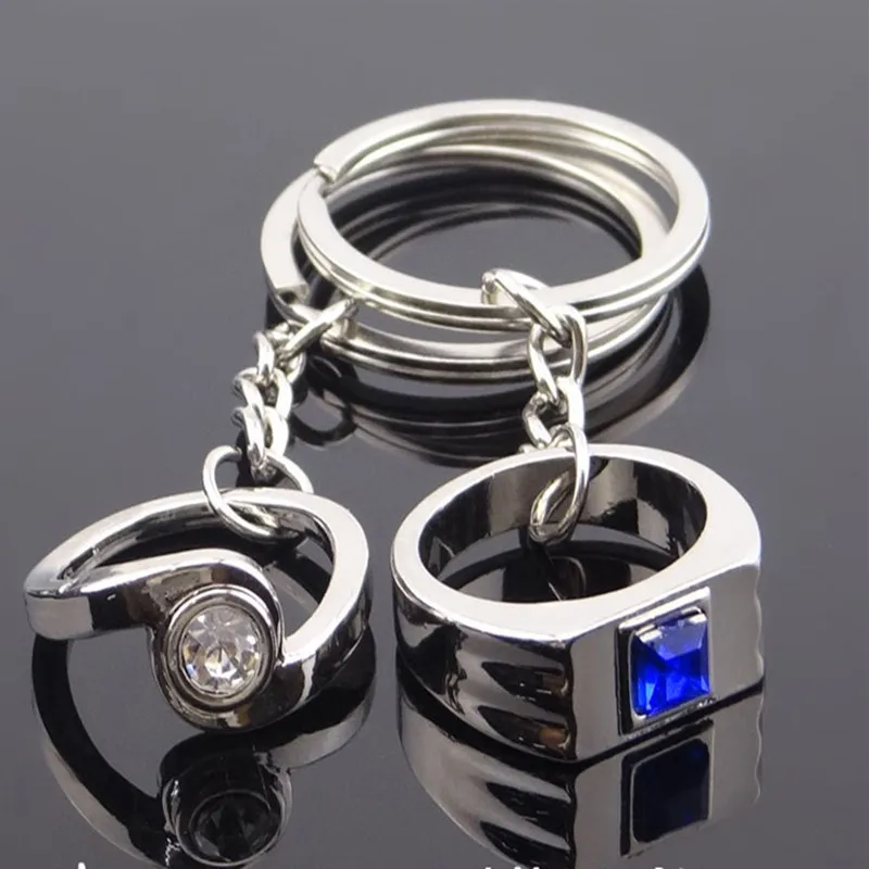 I Love You Couple2pcs брелок в форме сердца с цепочкой &quotLove&quot животное сердце для