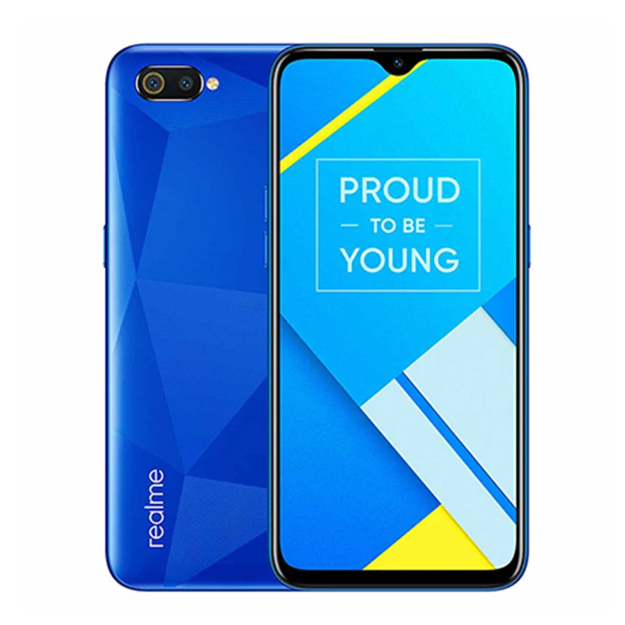 Blue RU версия OPPO Realme C2 15,5 HD+ Dewdrop MediaTek Helio P22 2 Гб ОЗУ 16 Гб ПЗУ 13 МП AI двойная камера заднего вида 4000 мАч мобильный телефон - Цвет: Blue