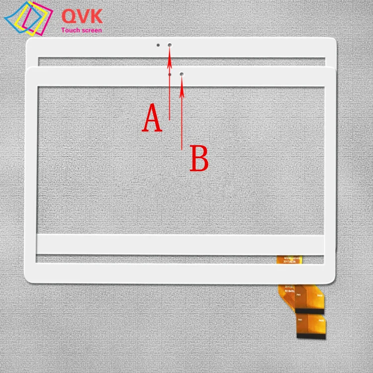 

Черный Белый для 10,1-дюймового FULCOL K101 2.5D стекло емкостный сенсорный экран панель Ремонт Запасные части