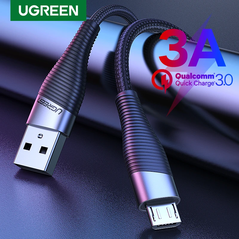 Кабель UGREEN Micro USB для быстрой зарядки Xiaomi Redmi Note 5 Pro 4 внешний кабель и передачи