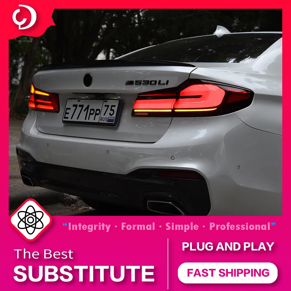 

AKD Car Styling Taillights for BMW 5 series G30 G38 M5 525i 530i 2021 LED Tail Light Tail Lamp Turn Signal Rear Reverse Brake