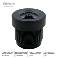 witrue 3mp 2 8mm lenses 12 7 inch m12 hfov no distortion for gopro djifor sjcam sj7 camera cctv lens with ir filter 650nm