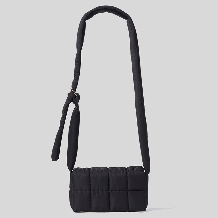 

Padded Crossbody Bags for Women Designer Winter Canvas Down Cotton Women's Shoulder Bags Solid Space Padded Bag Quilted Bag 2021