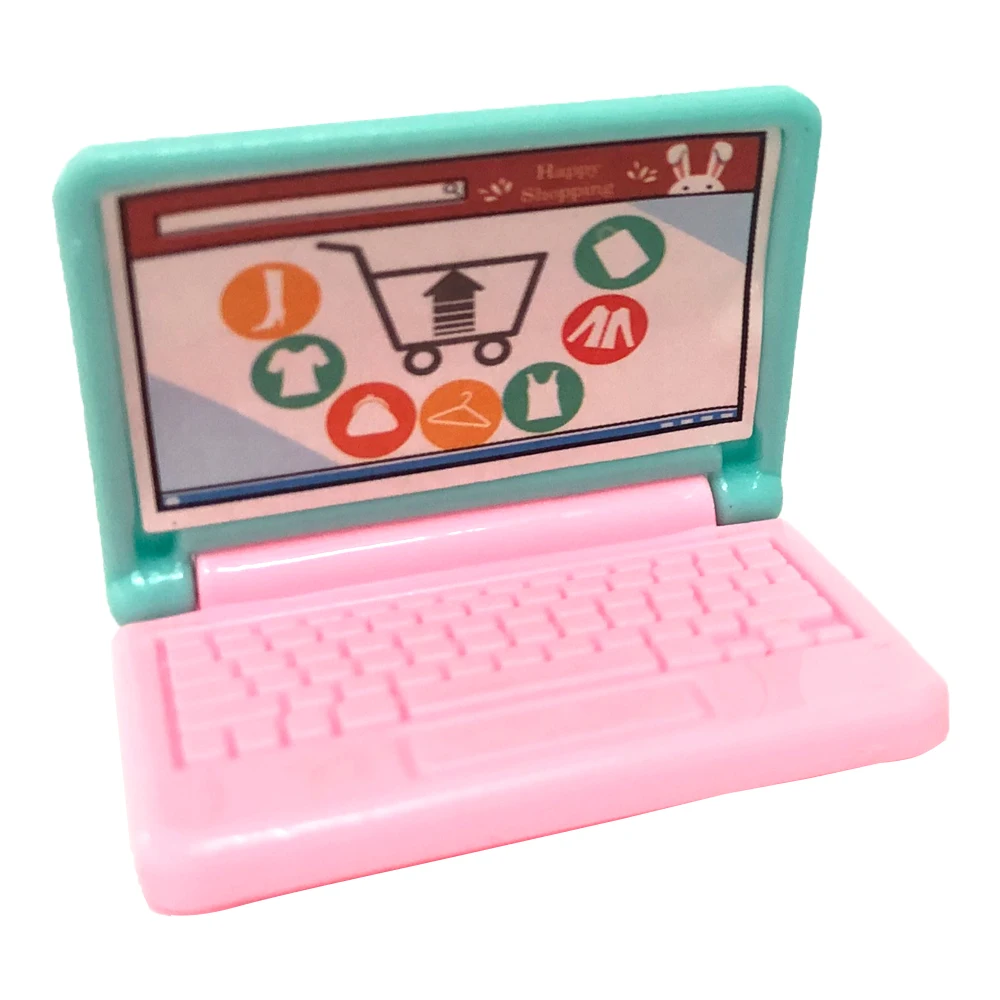 NK One Set Doll Accessories Fashion Mini Imitation Computer +Table Lamp For Barbie Kelly Office Toy 12X | Игрушки и хобби