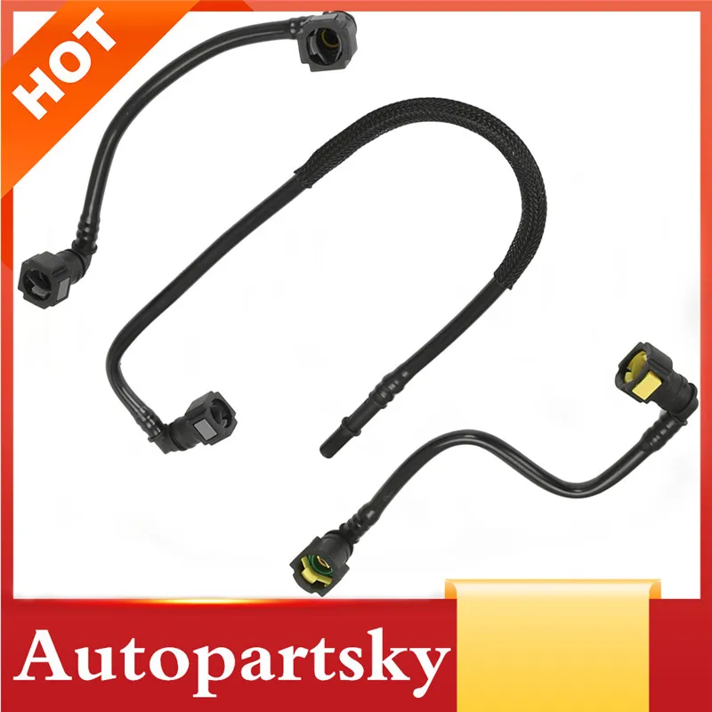 

OEM # 1634702864 1634702964 1634703764 Fuel Filter Fuel Hose Lines 3PCS for Mercedes-Benz W163 ML320 ML350 ML430 ML55 AMG V6/8