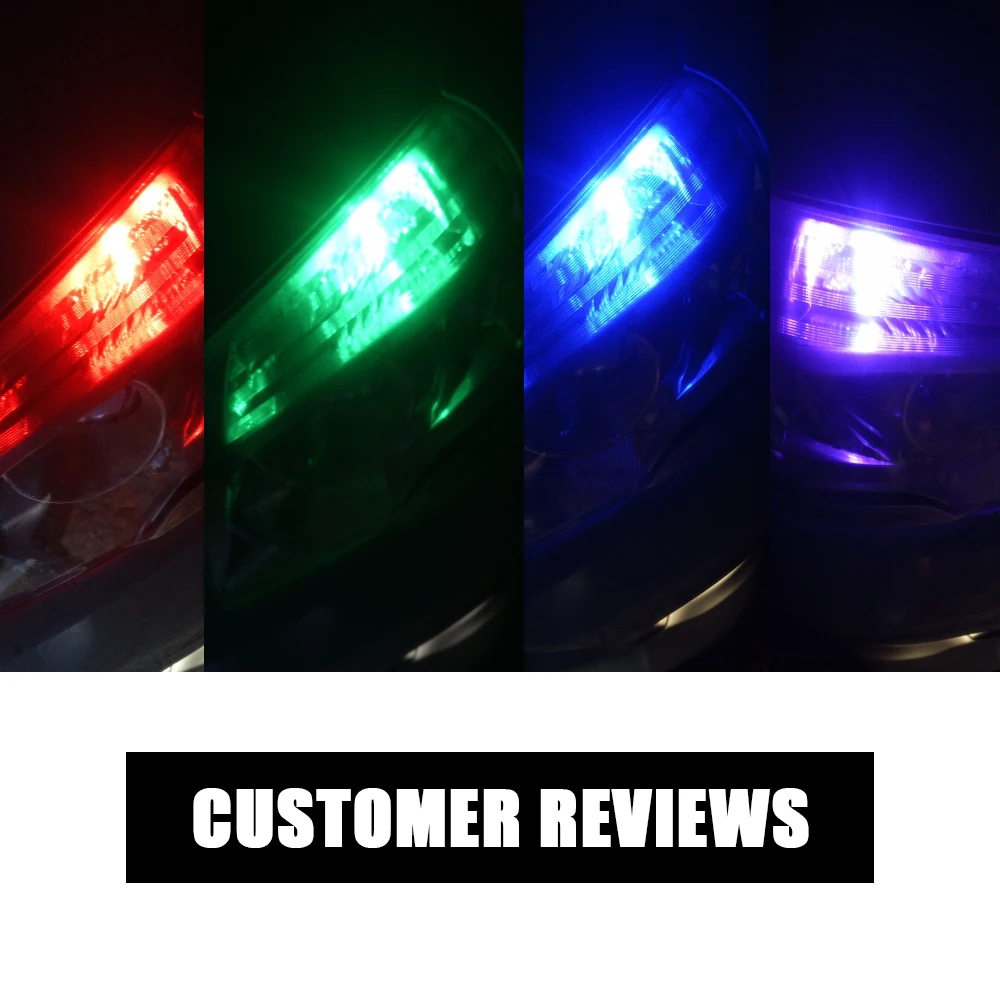 W5W Led T10 Canbus Светодиодные Автомобильные огни RGB светодиодные светильники с