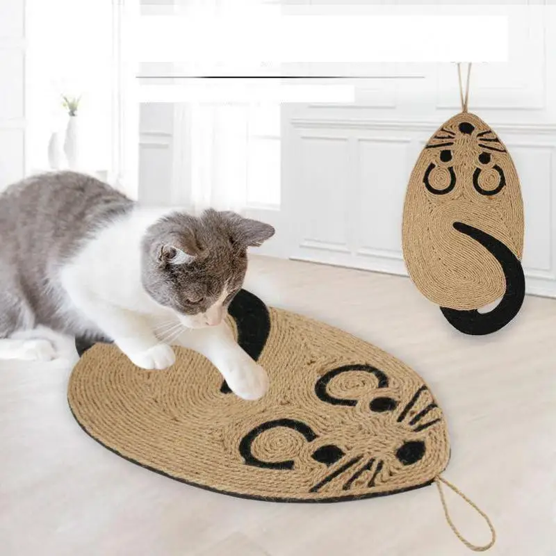 

Sisal Cat Scratcher Board Scratching Post Mat Toy Soft Bed Mat Claws Care Pet Toys Scratching Post Toys Cat Tower Cat Tree