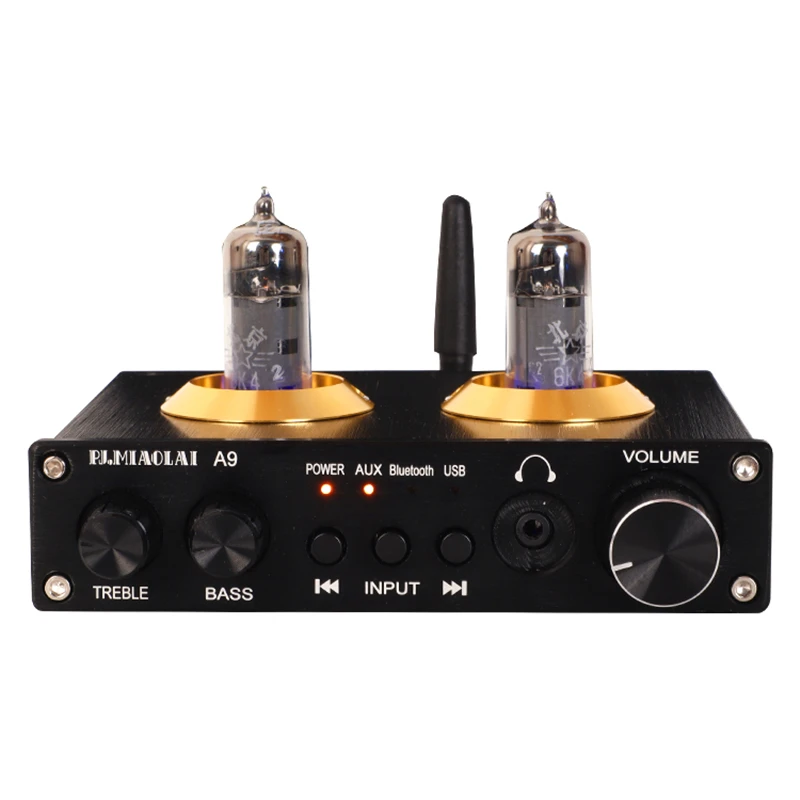 2020 new M7 Multifunctional Bluetooth 5.0 6K4 tube Headphones Amplifier SUB Lossless music player Audio Preamplifier | Электроника