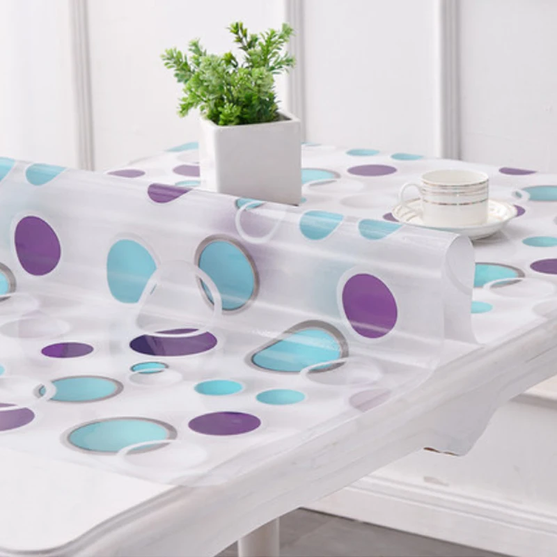 ПВХ-скатерть HAZY водонепроницаемая круглая скатерть из ПВХ покрытие для стола