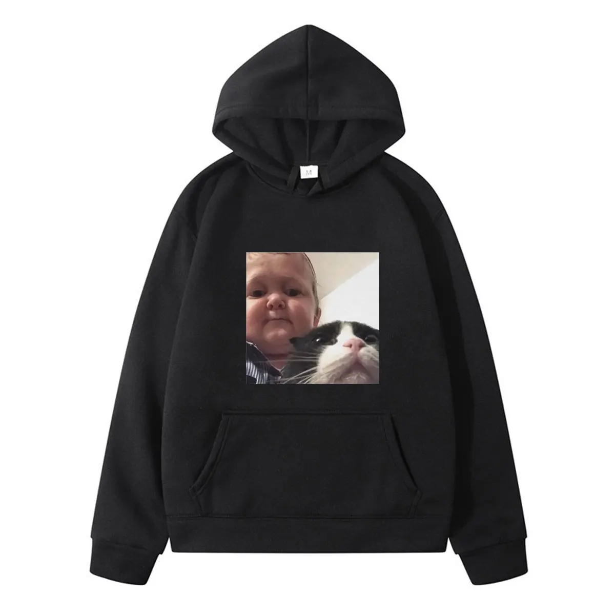 

Мини-Толстовка Hasbulla Fighting Meme Khabib blog2021, модная зимняя свободная простая Толстовка большого размера с длинными рукавами и принтом