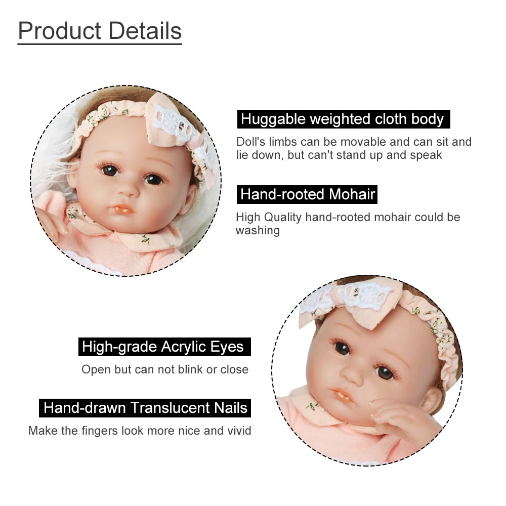 45 см полное Силиконовое боди Reborn Baby Doll игрушка очаровательные реалистичные малыша reborn corpo de silicone inteiro realista