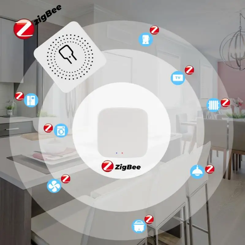 10A/16A Tuya ZigBee 3.0 Smart Light Switch Module Hub DIY MIni Breaker Supports 2 Way Control Work with Alexa Google Home | Обустройство
