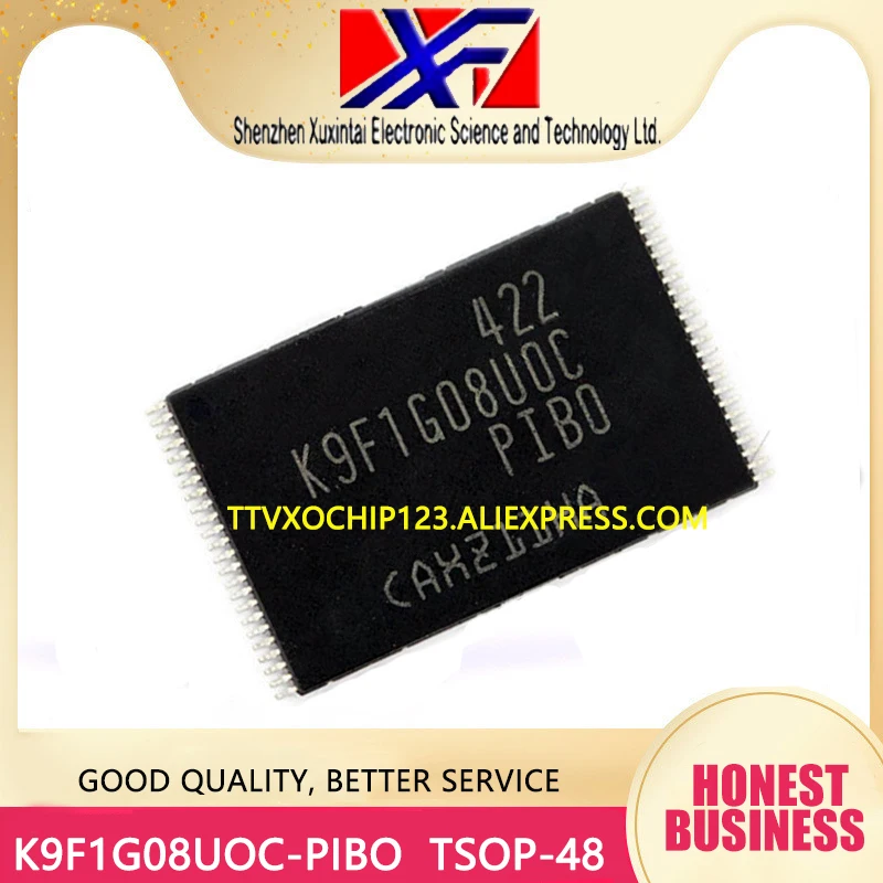 

10Pcs/Lot K9F1G08UOC-PIBO K9F1G08UOC K9F1G08 NAND FLASH 128MB TSOP-48