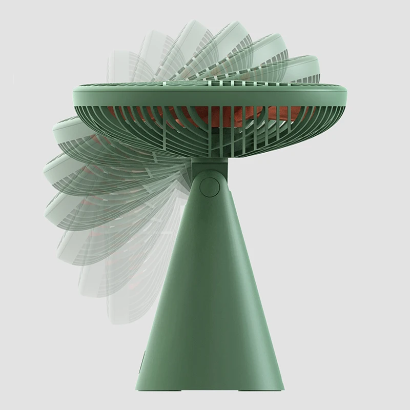 

Xiaomi Sothing Desktop Fan Rainforest Version Mini Fan Rechargeable Handheld Removable Super Wind Silent Fan Cooler For Home