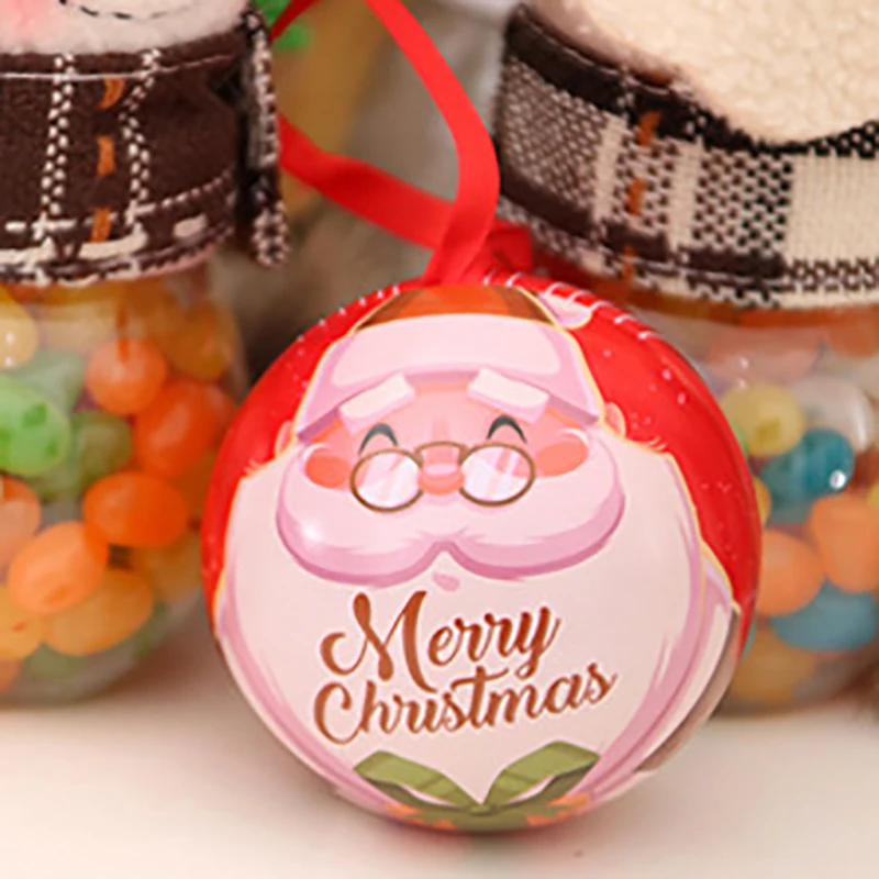 Рождественские украшения шар прозрачная открытая пластиковая безделушка