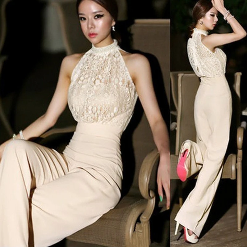 2021 горячие женские пикантные Элегантные Комбинезоны из смешанных материалов