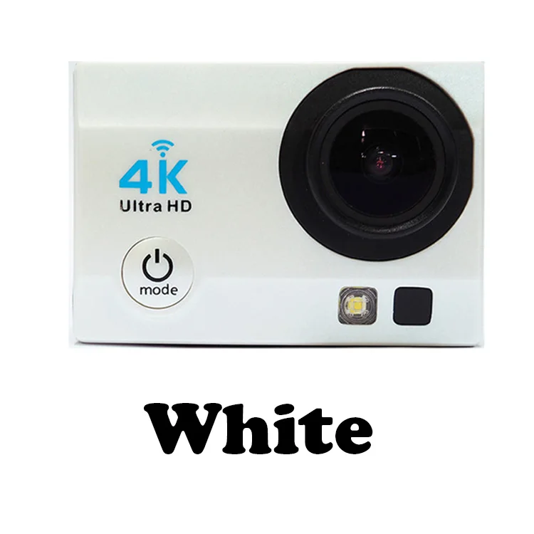 White Gszsmm экшн-камера 1080P Wifi, водонепроницаемая камера для дайвинга, серфинга, езды на велосипеде, мотоцикле, подводной 4 K, Спортивная камера - Цвет: White