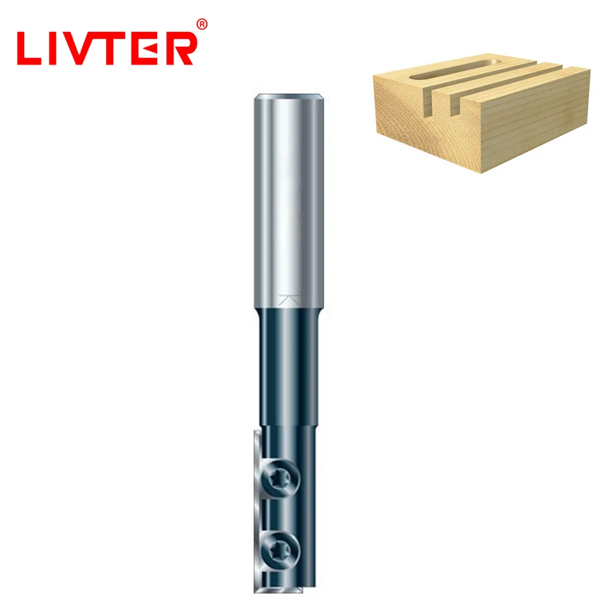 Реверсивные однолестные прямые ротовые фрезы LIVTER CNC для фрезерных станков|Фреза|