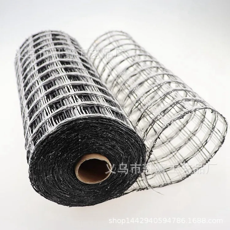 

Flower Packaging Independence Day Decorative Mesh Gift Decorative Mesh Raffia Woven Mesh Halloween Decorations