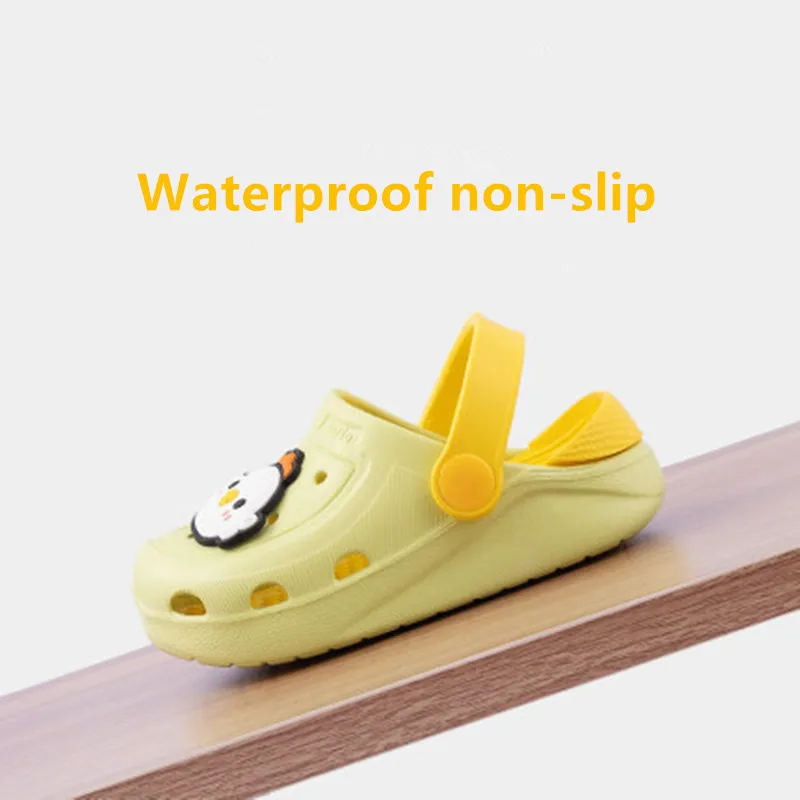 Пляжные сандалии с единорогом для мальчиков и девочек Мягкие Шлепанцы из ЭВА