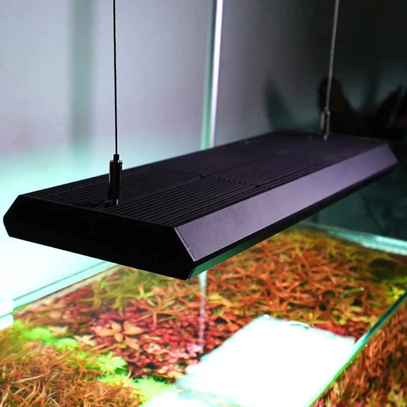 저렴한 Chihiros RGB 생생한 II LED 라이트 업 그레 이드 수생 램프 패널 조경 내장 블루투스 컨트롤 수족관 물고기 탱크 조명