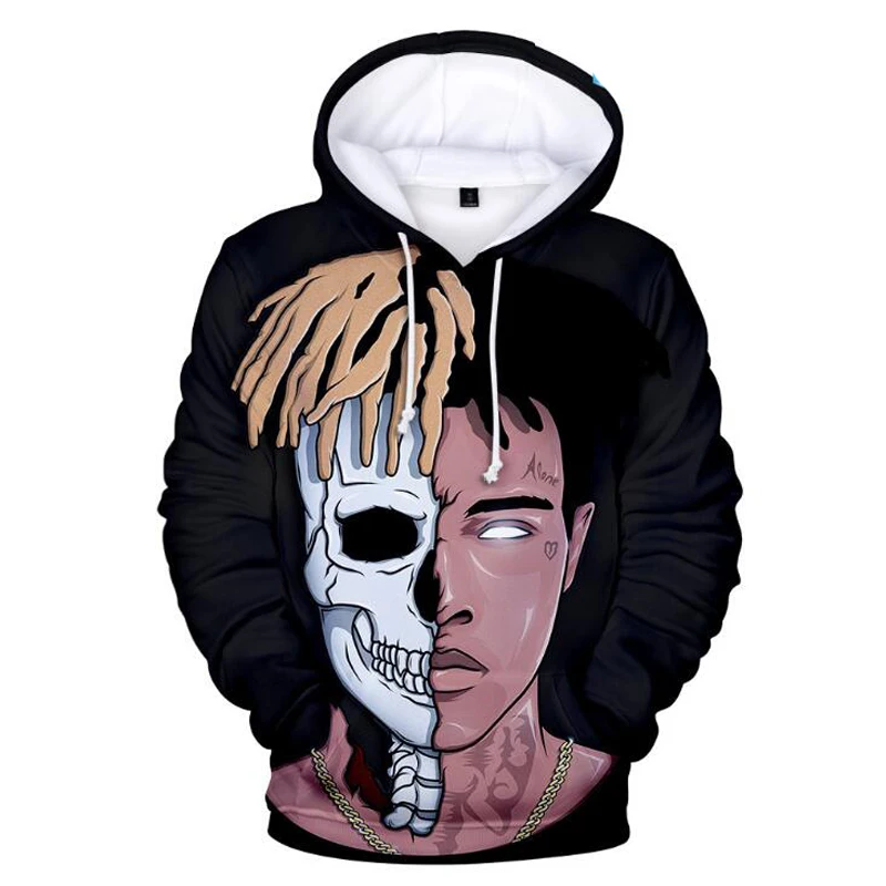Rip xxxtentacion, 3D принт, мужские толстовки и свитшоты, Poleron Hombre, Зимняя мода, хип-хоп, рэппер, забавная Мужская куртка с капюшоном - Цвет: 019